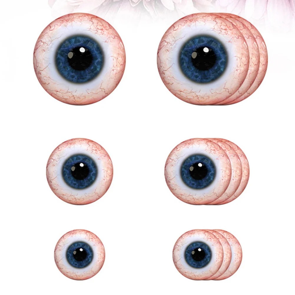 

12Pcs Creative Eyeball Wall Stickers Anti-Slip Waterproof Decals for Bedroom Decor Blue Anti-Slip Wall Stickers