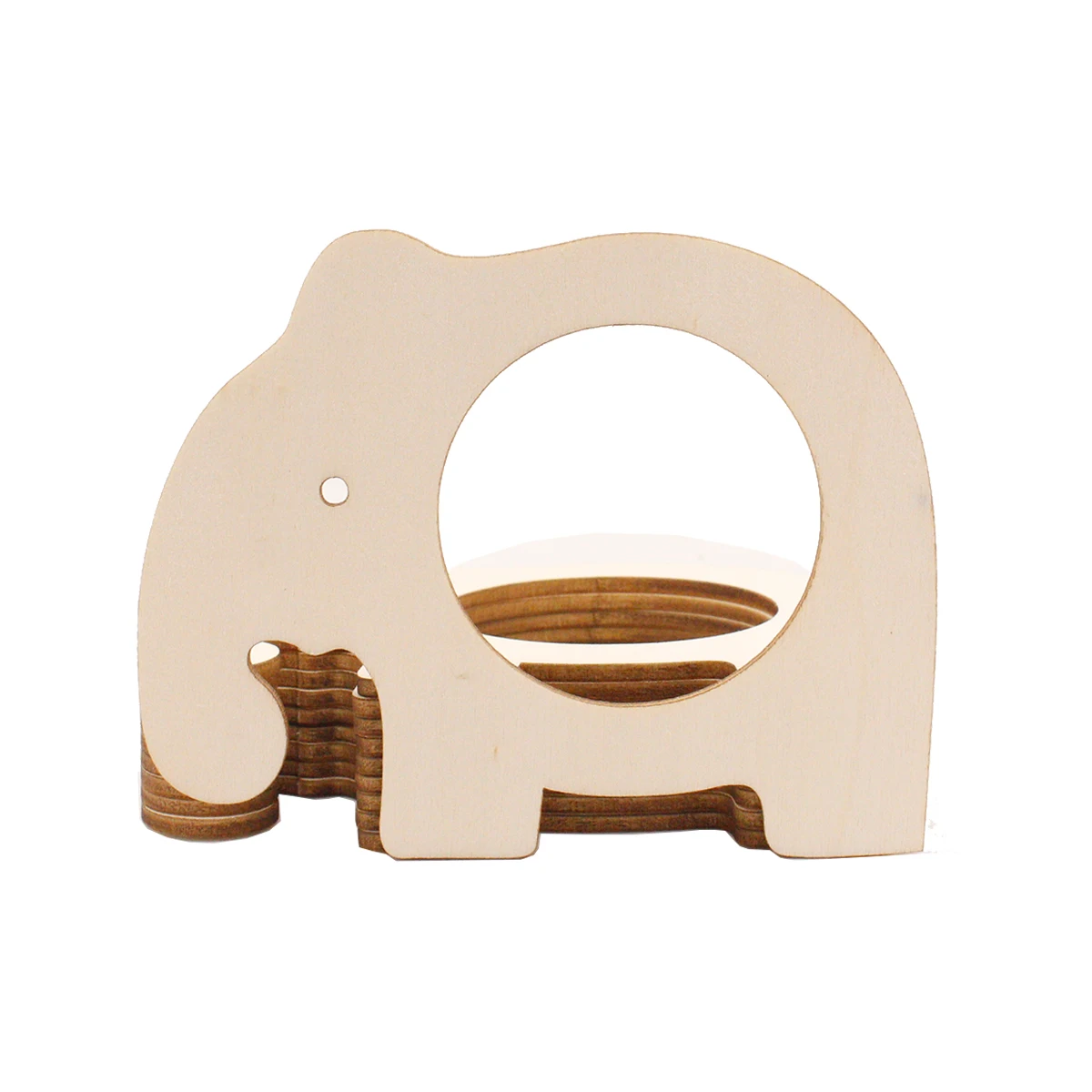 

20pcs Wooden Napkin Rings Rabbit Shape Holders For Wedding Banquet Party Decoration Table Accessories Napkin Buckle