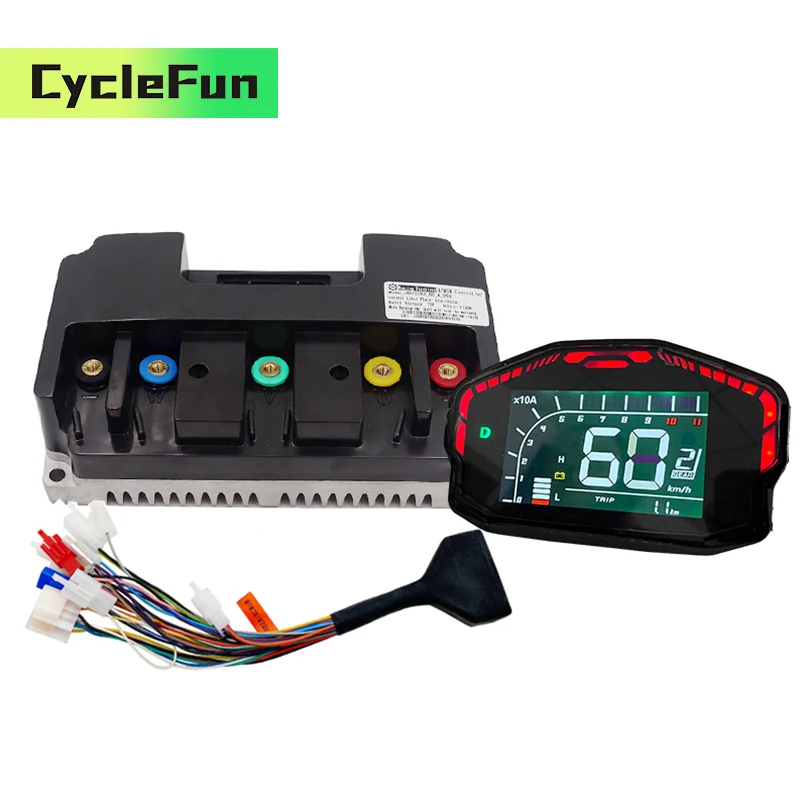 

FarDriver ND72260 80A 1KW-2KW 48V-72V BLDC синусоидальный контроллер с дисплеем DKD для преобразования электрических скутеров и мотоциклов