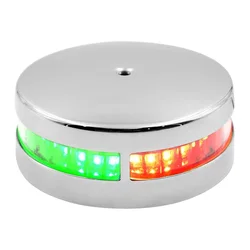 Boat Light Bi-Color Bow Light LED Navigation Lights Red & Green Stainless Steel for Marine Boat Pontoon Yacht