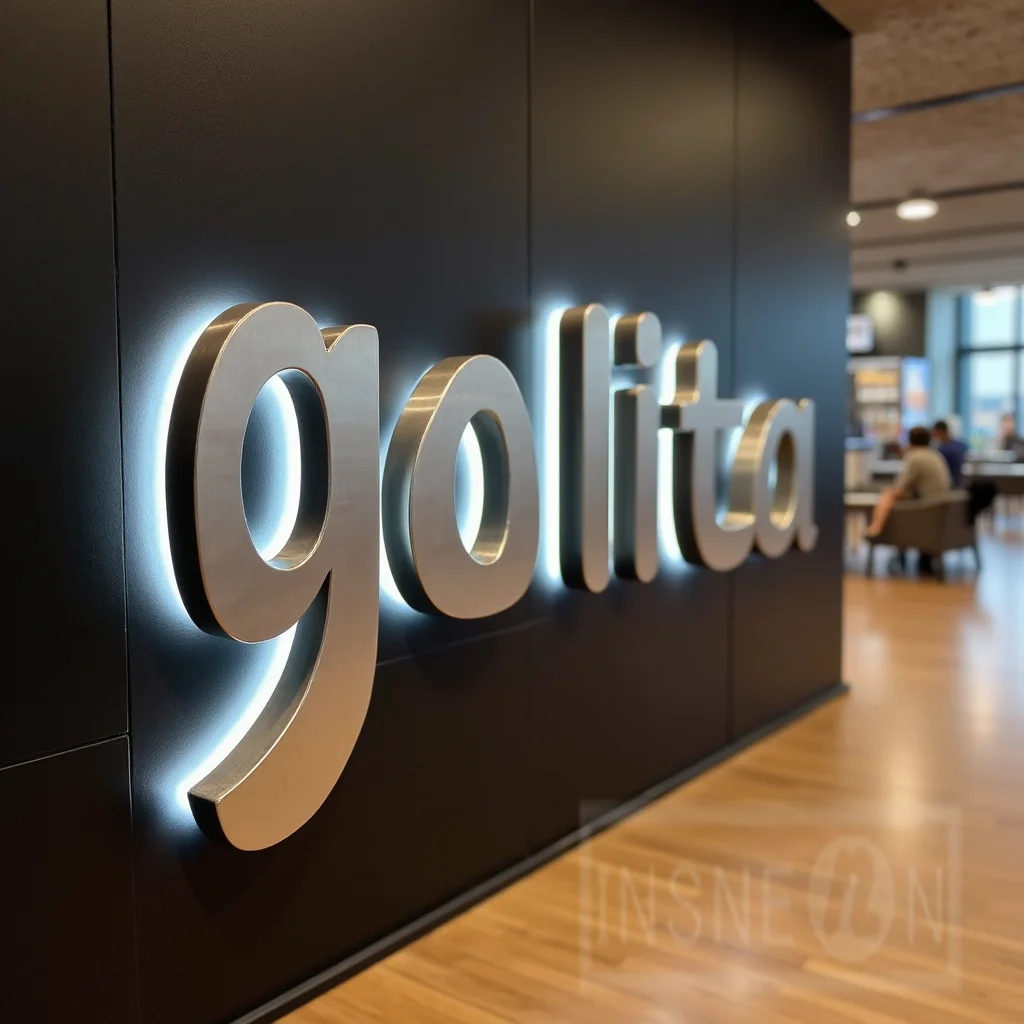 Custom 3D LED Backlit Metal Letters Sign for Business Storefront Open Sign Outdoor Waterproof Illuminated Advertising Signage