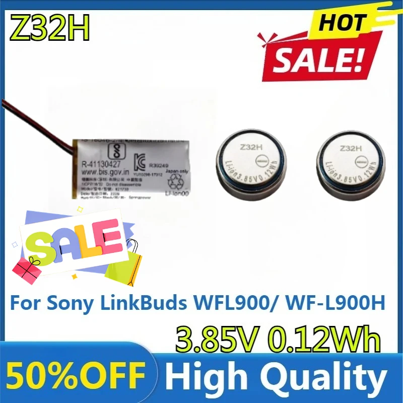 بطارية Z32H جديدة عالية الجودة قابلة للاستبدال لسماعات Sony LinkBuds WFL900/ WF-L900H سماعات أذن لاسلكية حقًا
