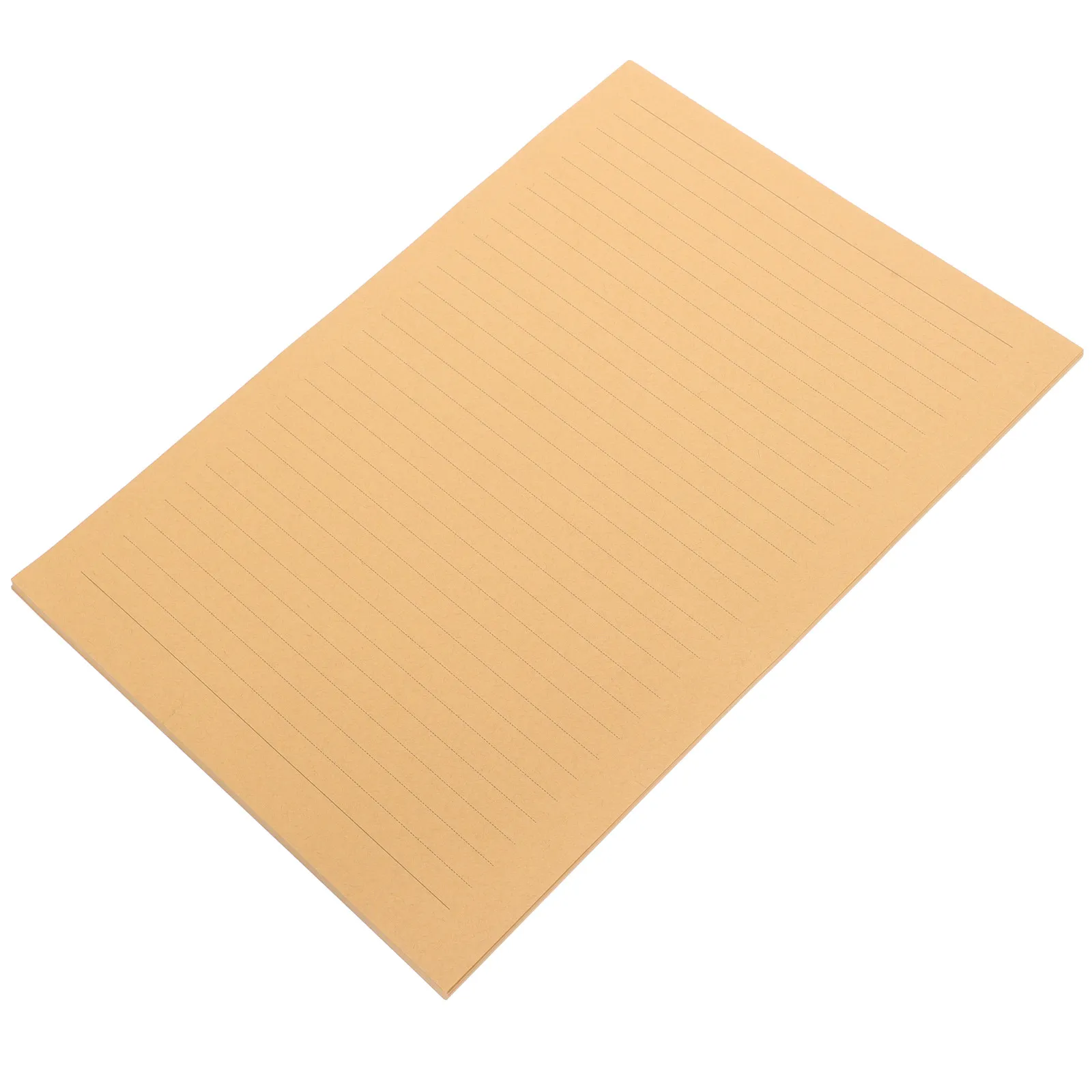 

50 Sheets Smooth Writing Kraft Letter Paper Vintage Style Stationery Set for Creative Writing Poetry Journaling Art Letters