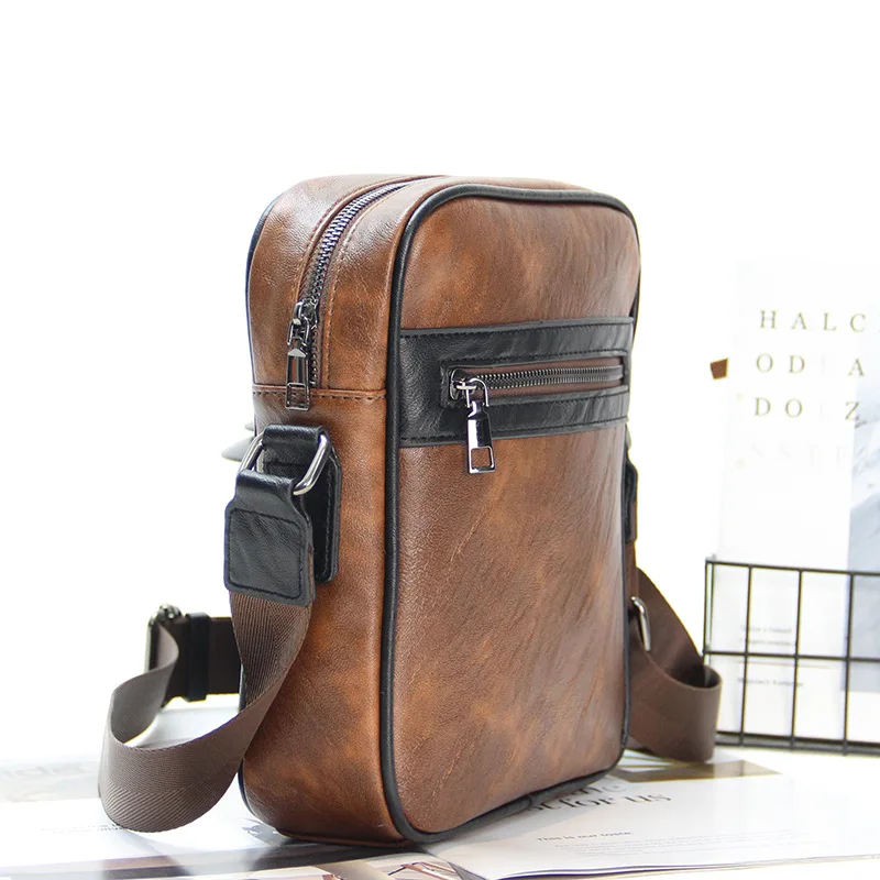 Nowa męska torba listonoszka, modna torba crossbody do dojazdów do pracy, stylowa, codzienna torba na ramię unisex