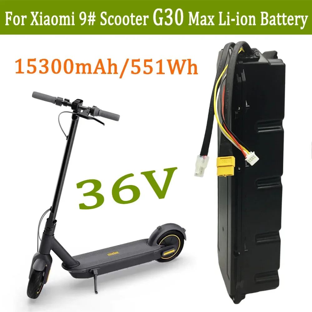 36V 15300mAh High Quality Original for Special Battery Pack For Xiaomi Ninebot G30 MAX No. 9 Electric Scooter Battery