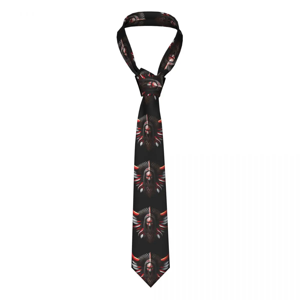 Formal African Ethnic Style Pattern Necktie for Men Personalized Silk Pattern Wedding Tie