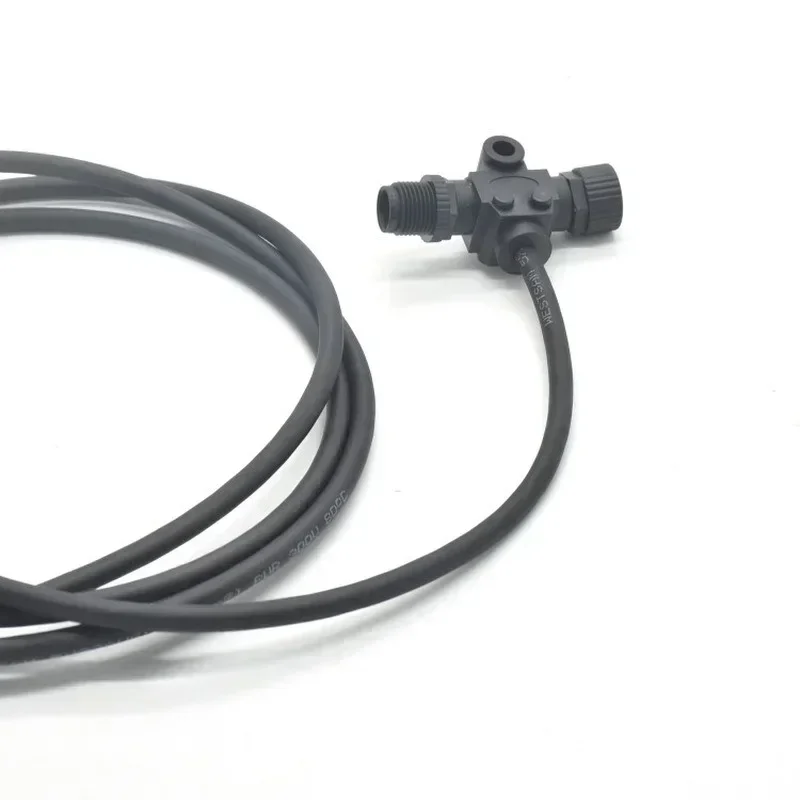 T-type Power Connector, M12 5P Male and Female Waterproof Connector, Nmea2000 Aviation Plug Adapter for Ships and Yachts, 0.5m