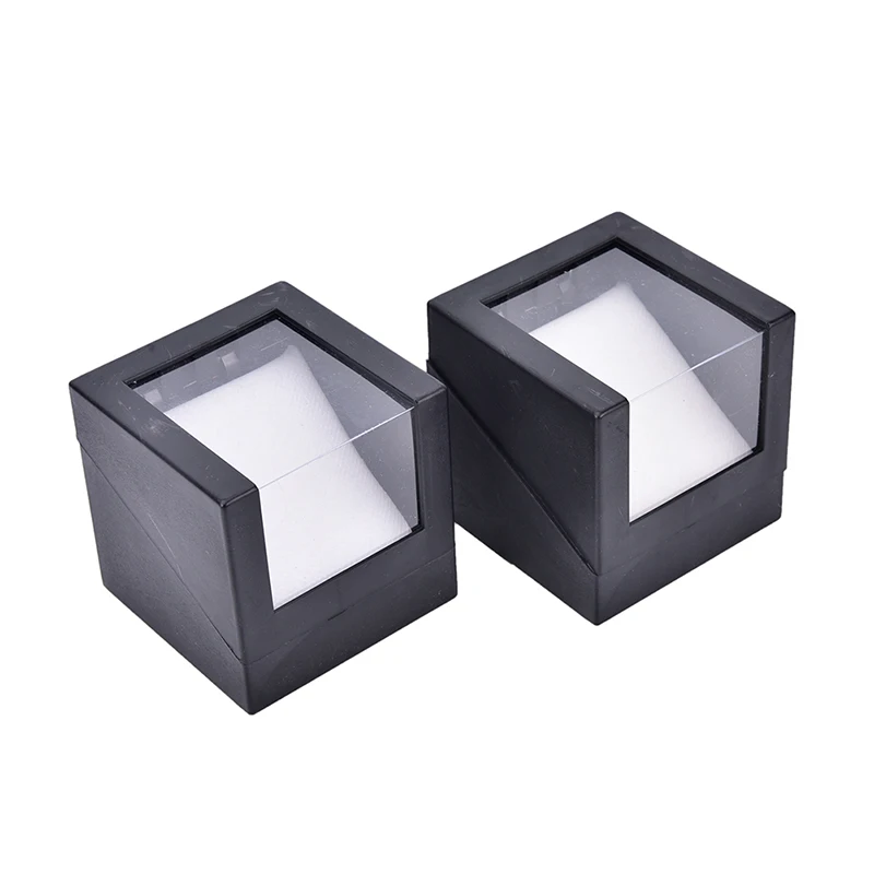 1pc wrist watch box 78*78mm plastic earring display storage holder jewelry casePlastic Wrist Watch Display Box