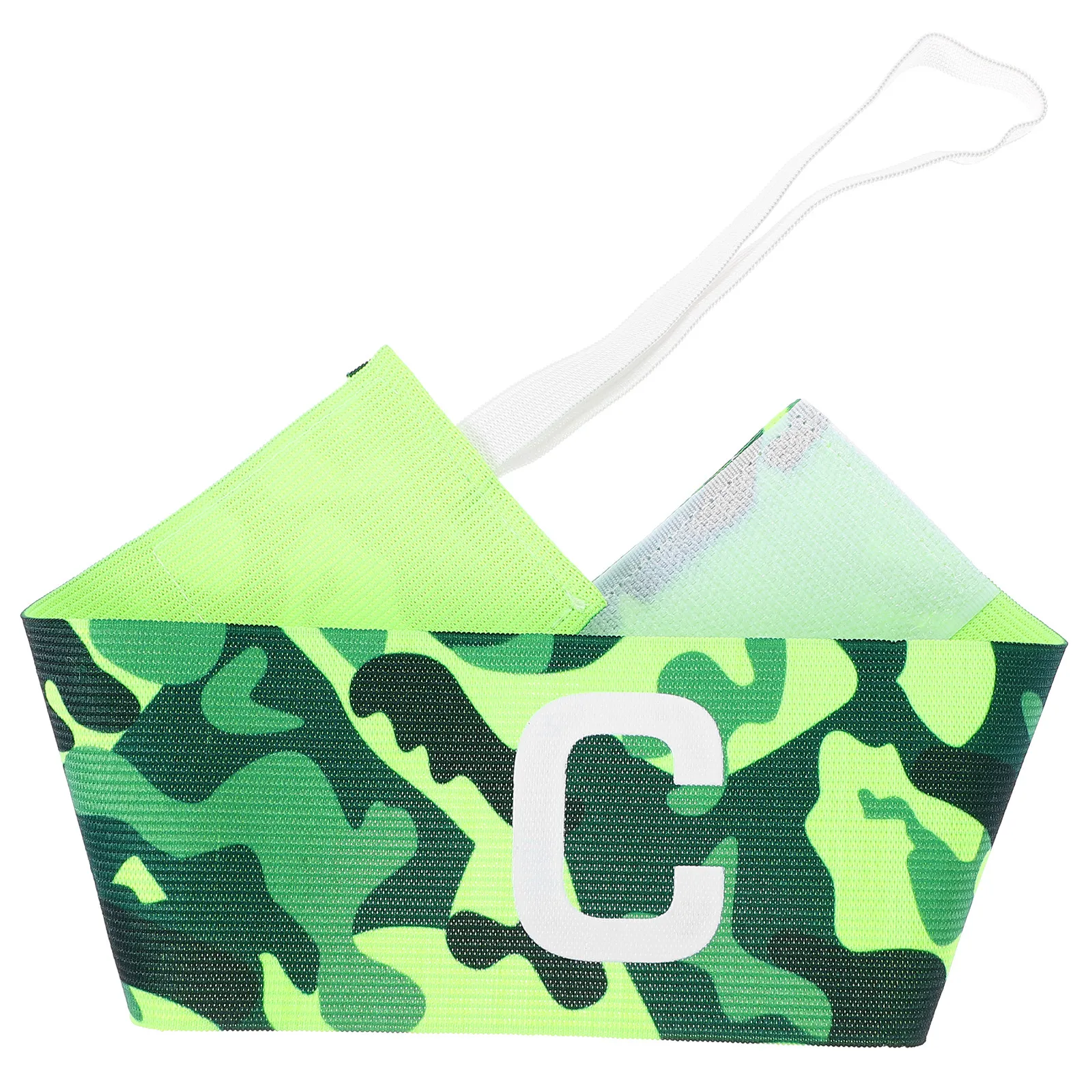 Soccer Captain Armband Professional Wear-Resistant Adjustable Arm Band for Football Basketball Standout Bright