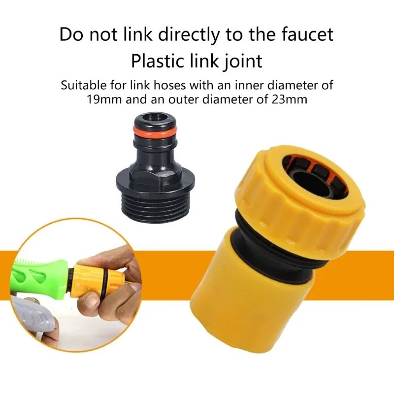 1 2 inch and 3 4 inch brass threaded nipple adapters for garden hose systems quick connect water gun fittings durable plastic co