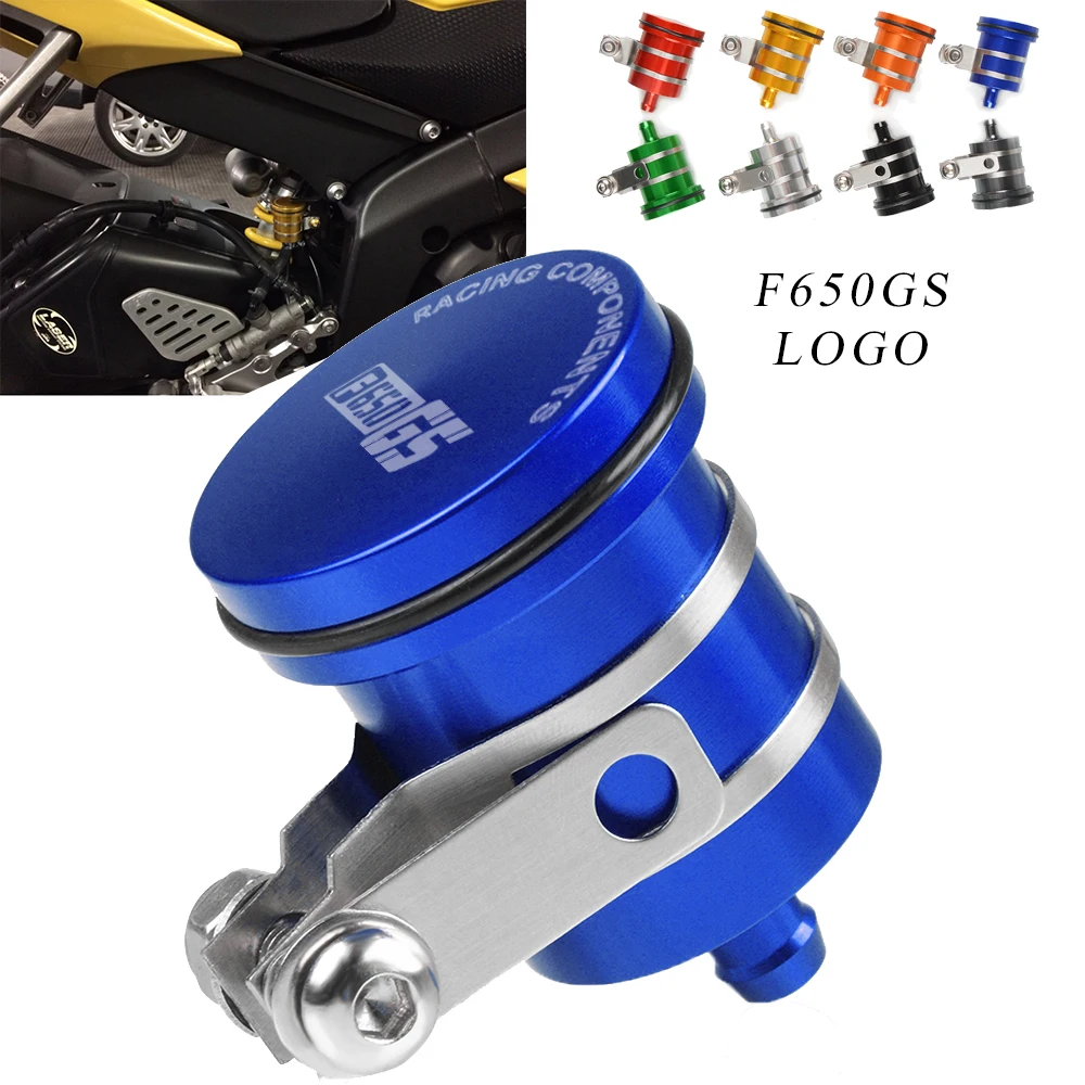 

For BMW F650GS F650 GS F 650GS 2001-2013 CNC Motorcycle Brake Fluid Reservoir Clutch Tank Oil Fluid Cup 2012 2011 2010 2009 2008