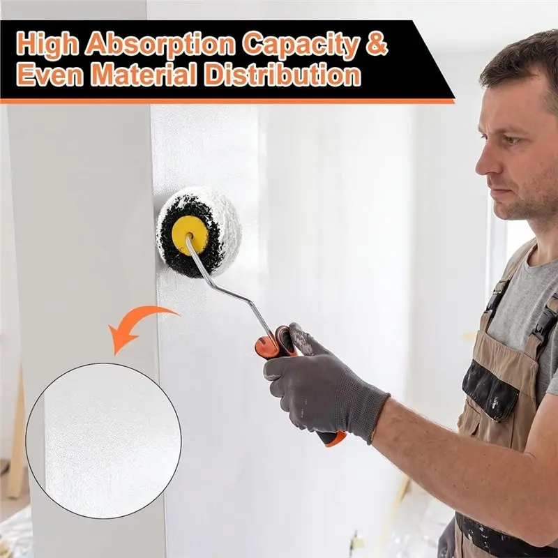A02F-Roller For Fillers Spatula Roller Spatula Roller For Indoor/Ceiling Corners