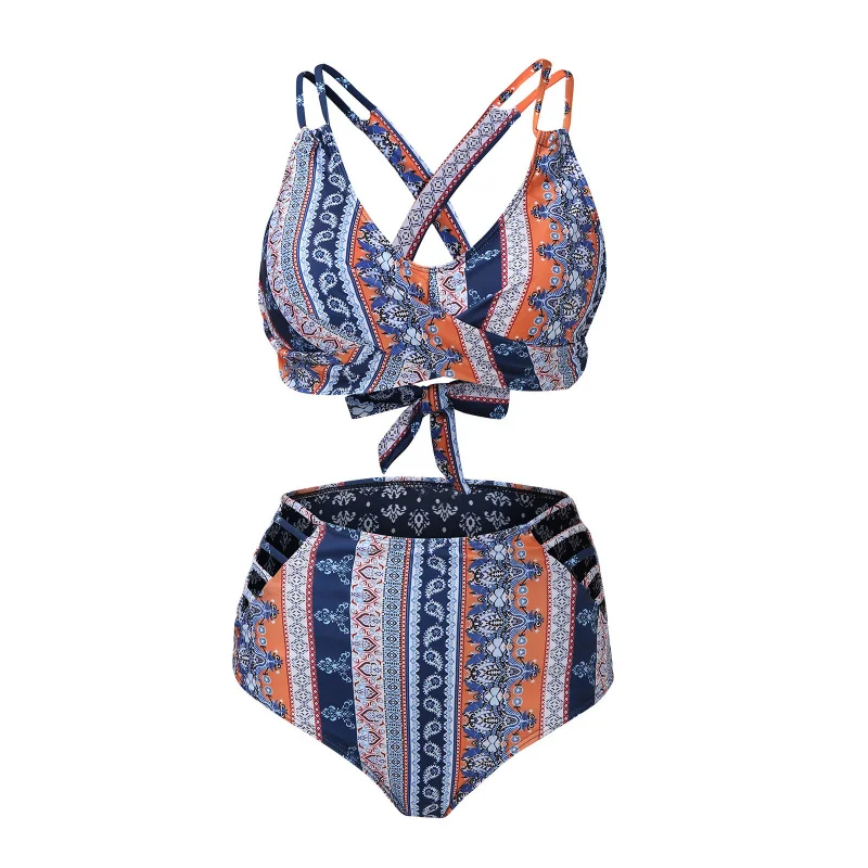 New sexy printed two-piece swimsuit wholesale