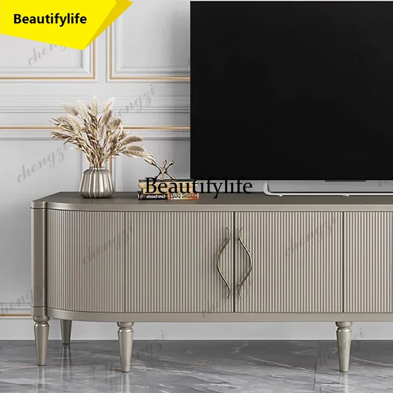 AA45  Space Saving Creative Tv Brackets Aesthetic Elegant Luxury Glam Tv Stands Creative Storage Living Room