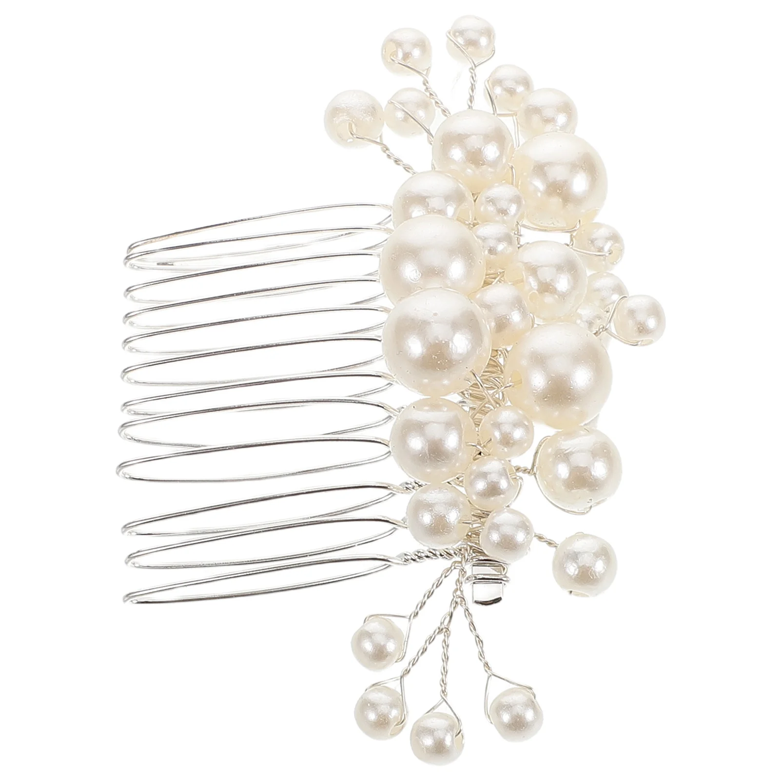 

Handmade Pearl Bridal Hair Comb Durable Wedding Headpiece Elegant Wedding Hair Accessories for Women Handmade Accessories