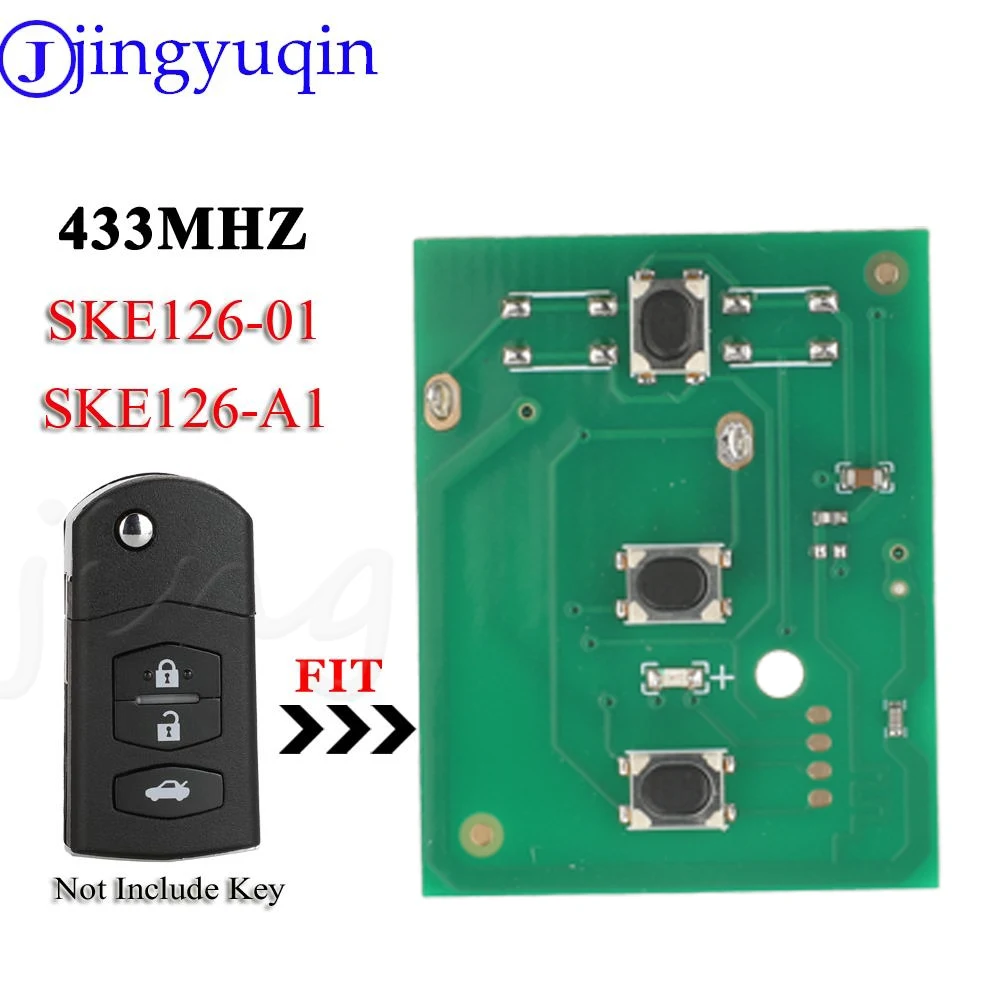 

Печатная плата jingyuqin автомобильного ключа диагональю 433 дюйма для MAZDA 2 M2 Demio /3 M3 Axela/ 5 M5 Premacy / 6 M6 Atenza / 8 M8