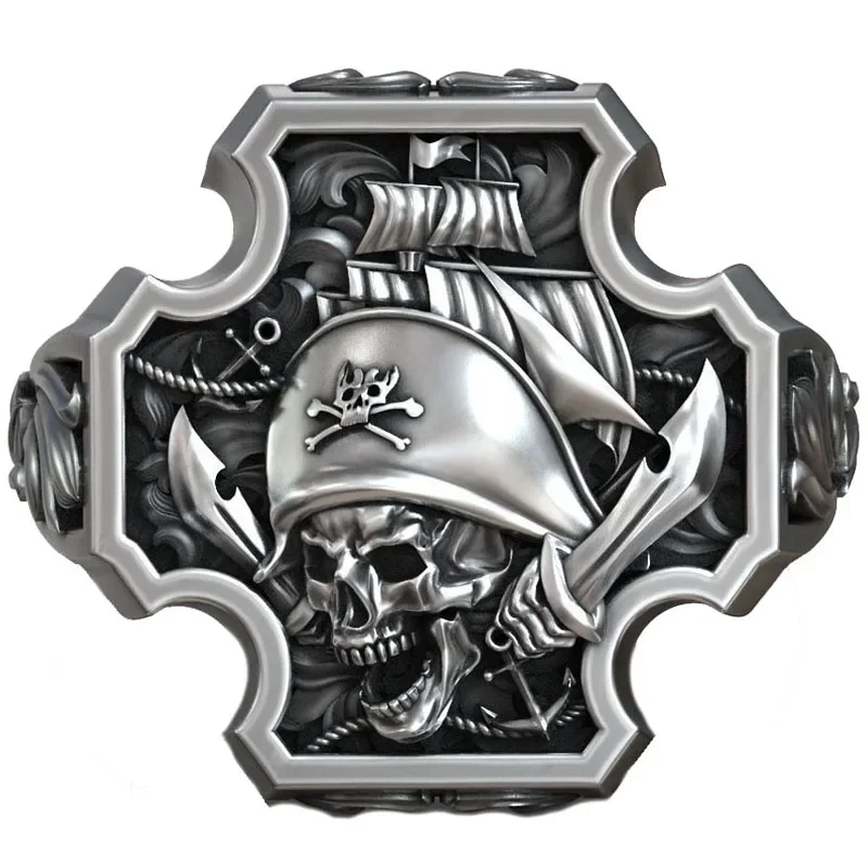 

20g Pirate Skull Jolly Roger Cross Anchor Signet Art Relief Customized 925 Solid Sterling Silver Ring Many Sizes 6-13