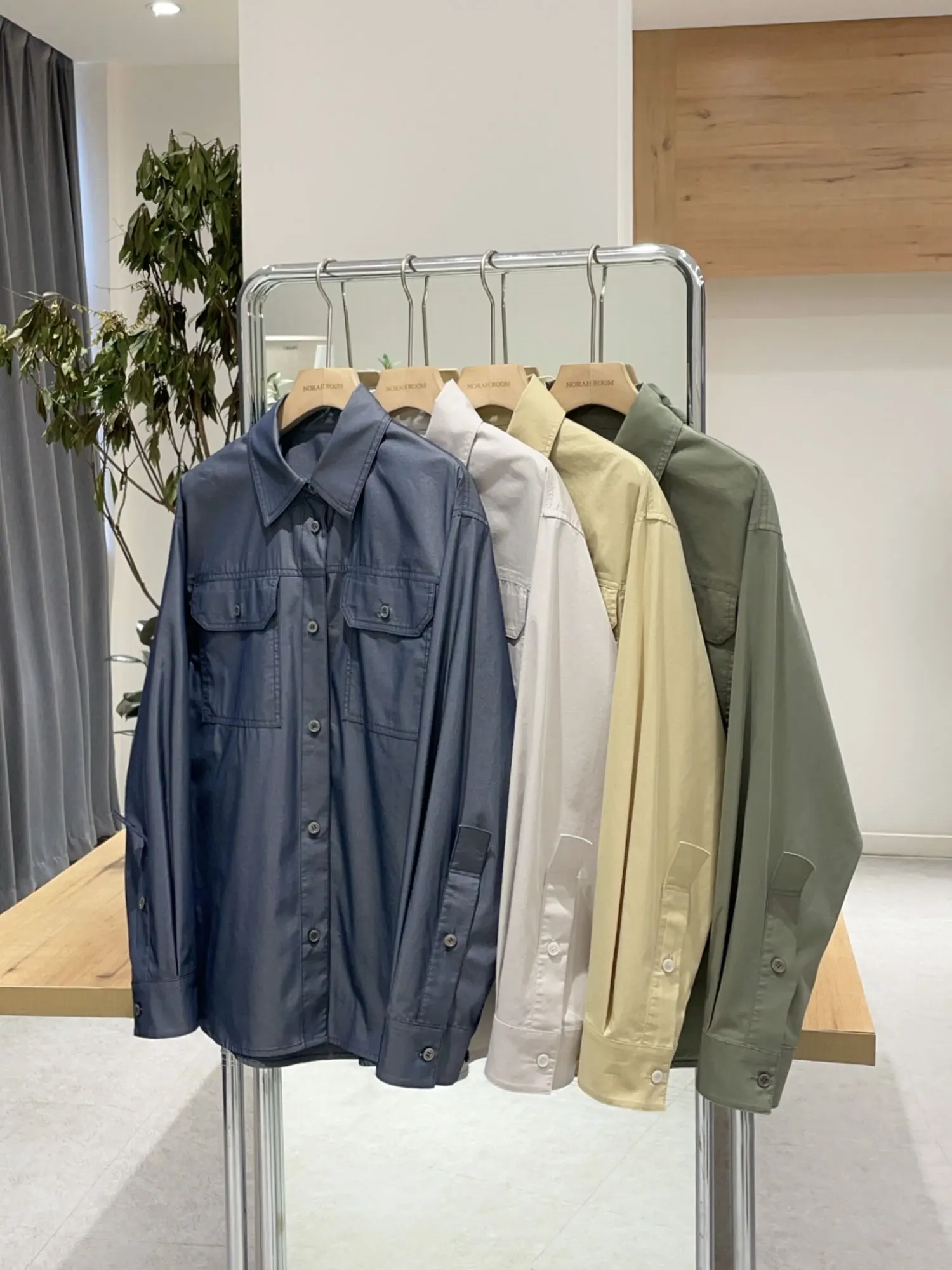 

Nuo Xiaola Authentic Spring 2026 Casual Versatile Loose Single Button Shirt Korean Style Straight Cut Cotton Polyester Blend