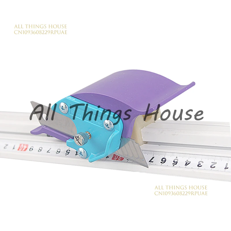 

Sliding Cutting Knife Aluminum Alloy Ruler Art Drawing KT Board Paper Leather Paper Cutting Knife
