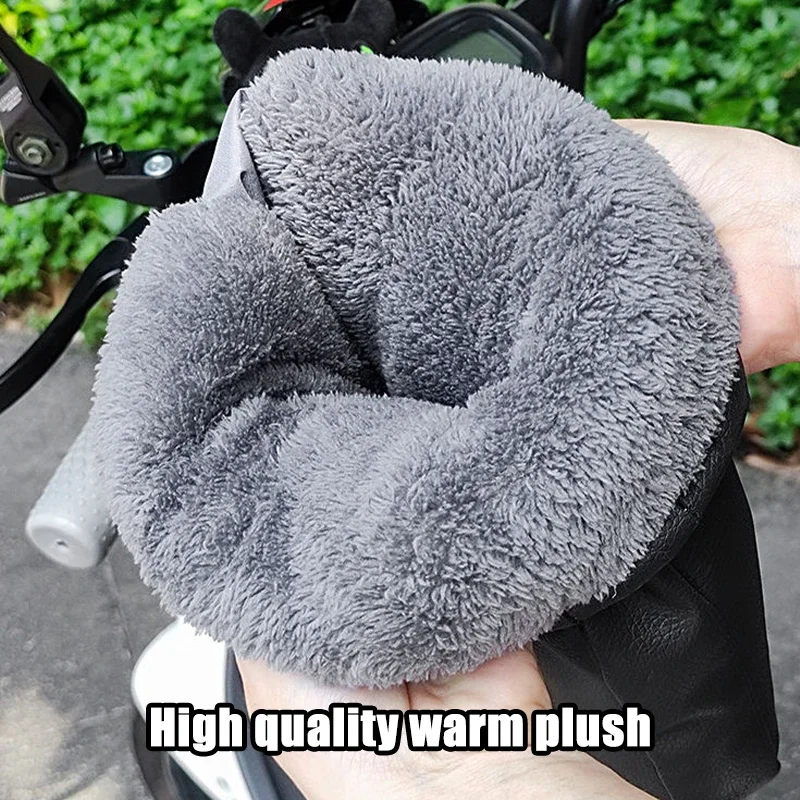 Winter Motorcycle Handlebar Muffs Equipment Mitts Warmer Gloves Waterproof Handmuffs Bicycle Handle Cover Hand Covers Warmers