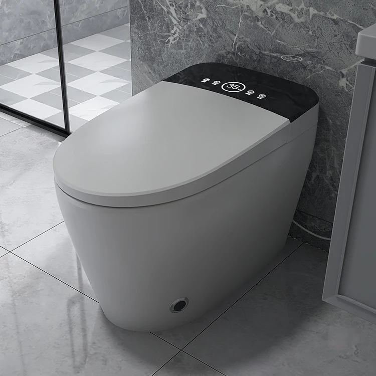 

Полностью автоматическая 110 В/220 В s P-ловушка для ванной комнаты, цельное электрическое биде, автоматический смыв, интеллектуальная умная унитаз для туалета с гарантией