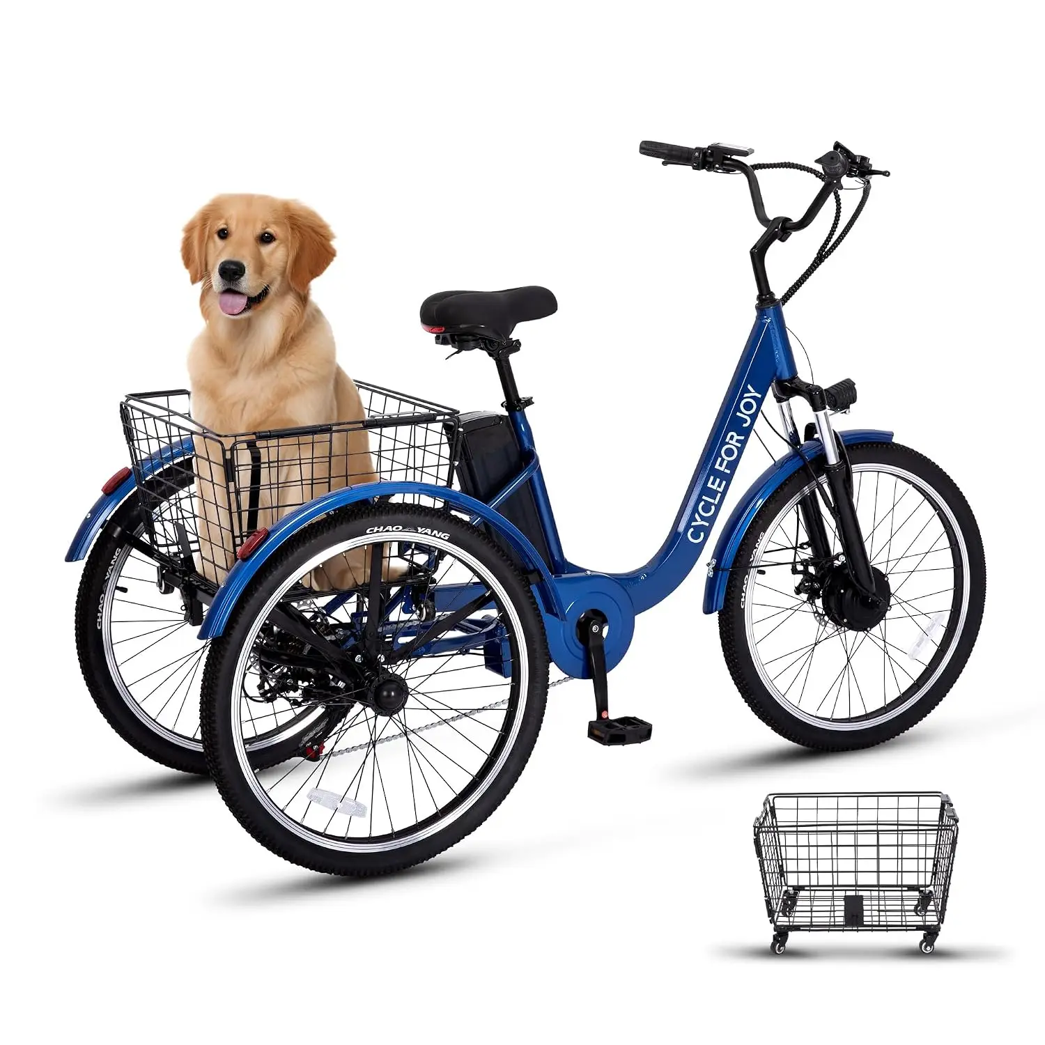 [2026 Upgaded] Luxevelo Electric Tricycle for Adults–24
