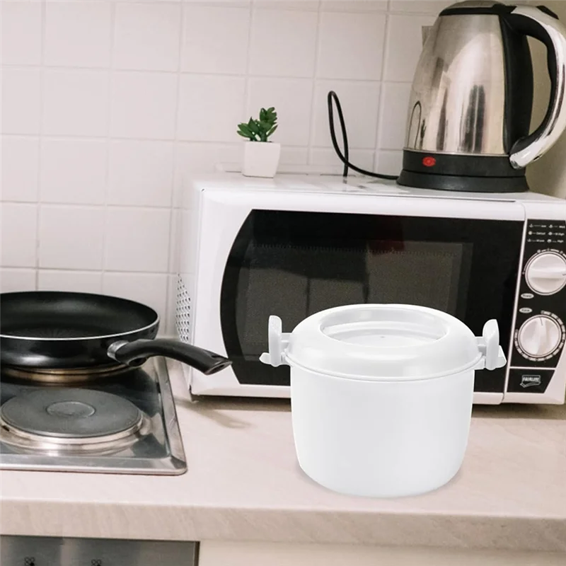 

ABLK Portable Microwave Oven Rice Cooker Multifunctional Steamer Insulation Lunch Box Steaming Utensils For Microwave