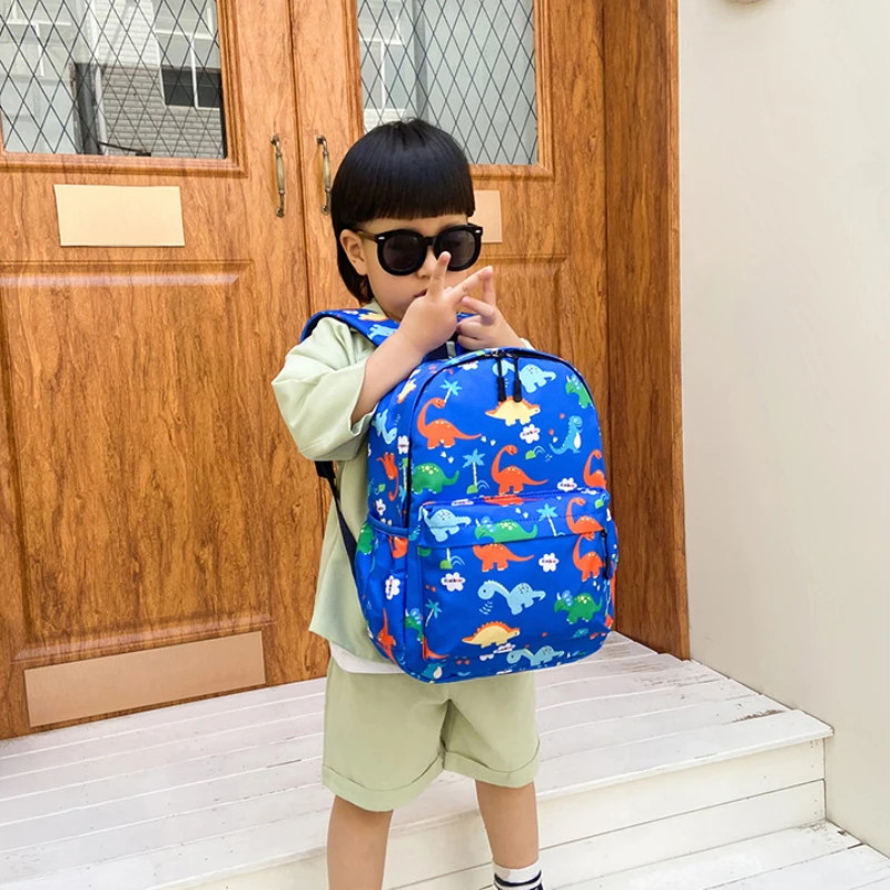 Children Schoolbag Kindergarten Baby Backpack for 3-7 Years Old Cartoon Dinosaur Schoolbag for Boys and Girls Toddler Backpack