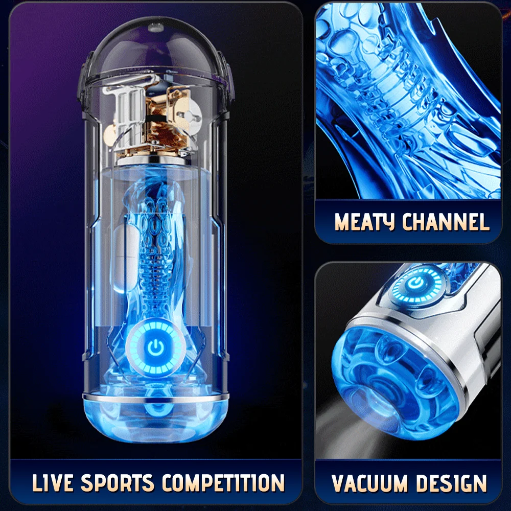 Male Masturbator Cup With Heating Rod And Suction Mount For Men_voghion.com