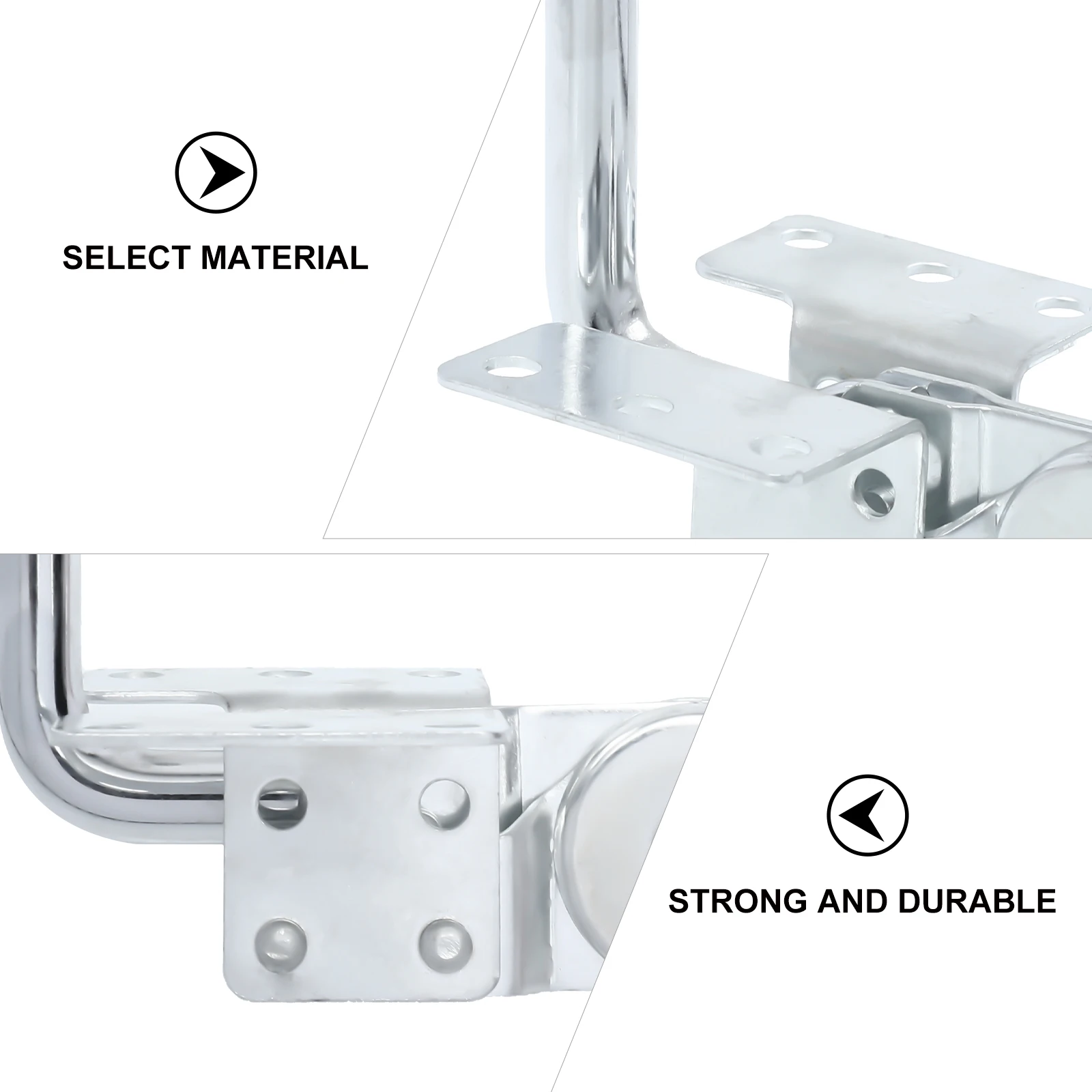 

Adjustable Headrest Hinge for Sofa Pillow Silver Furniture Accessories Durable Impact Resistant Easy Practical Hardware