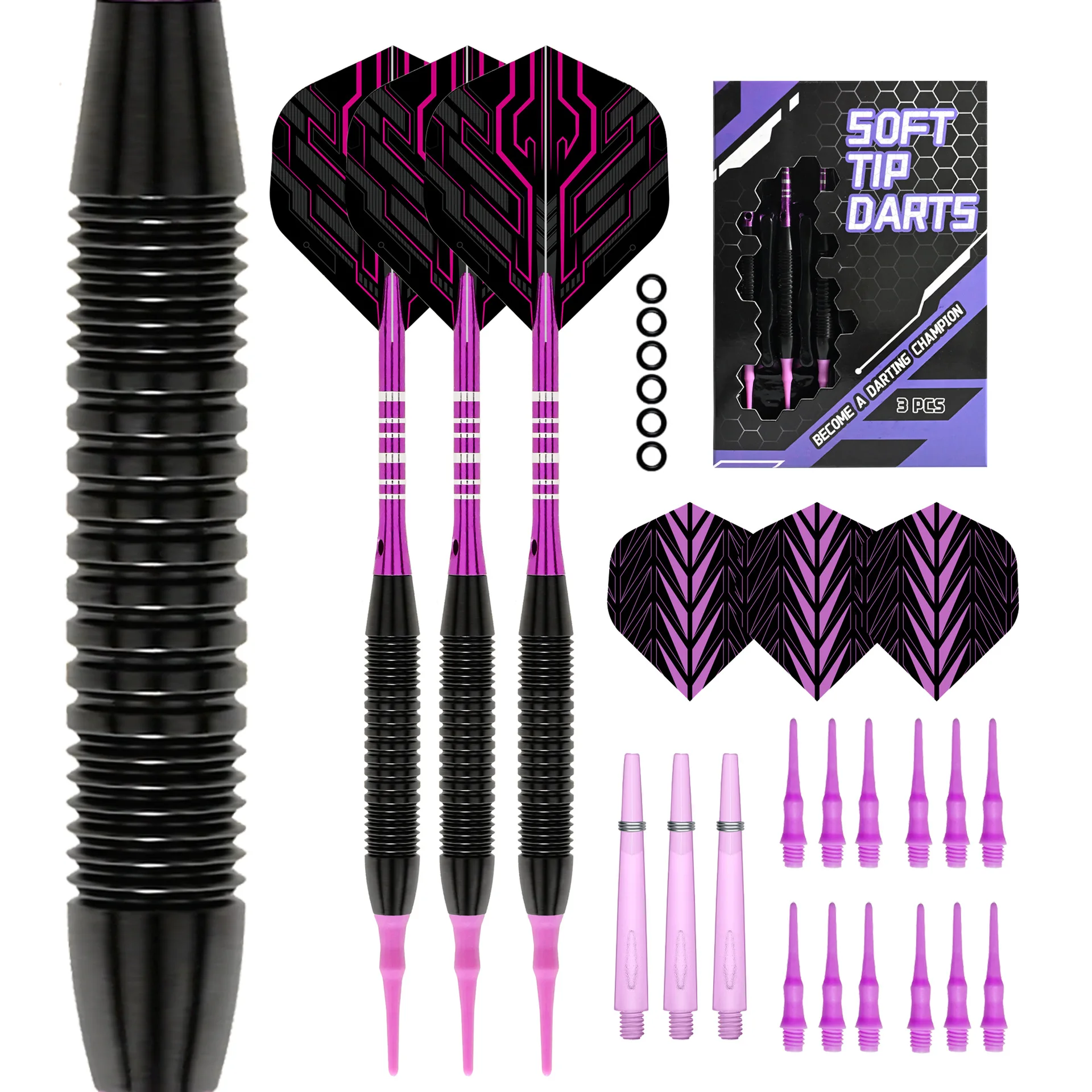 مجموعة سهام كاتربيلر 19 جرام إلكترونية ناعمة #6