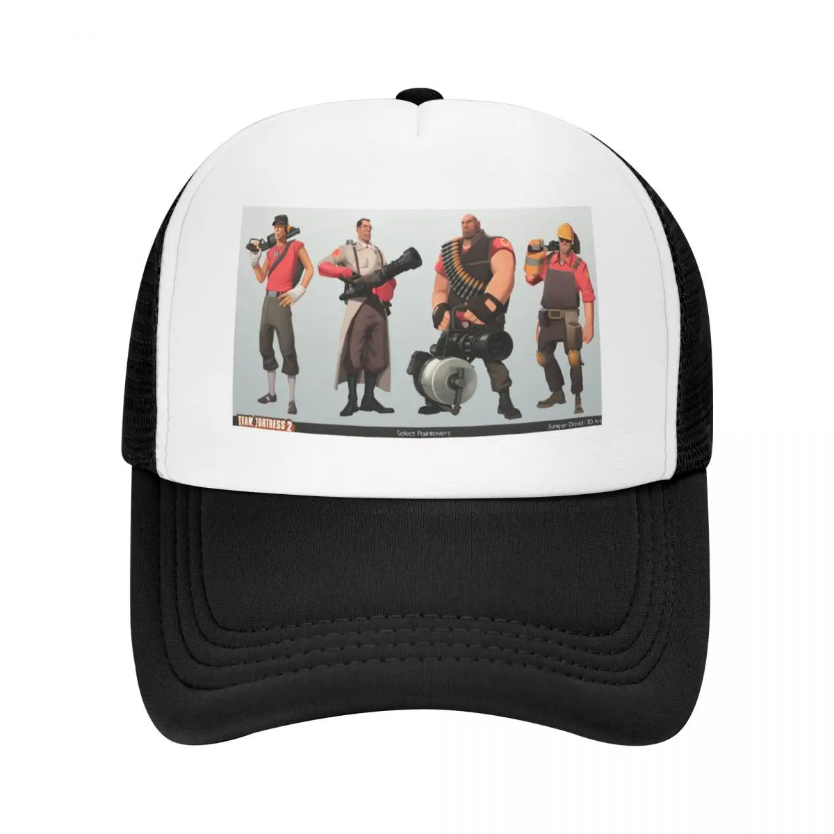 

Team Fortress 2 Characters Baseball Cap Sunhat Golf Cap sun hat Snapback Cap Golf Wear Men Women's
