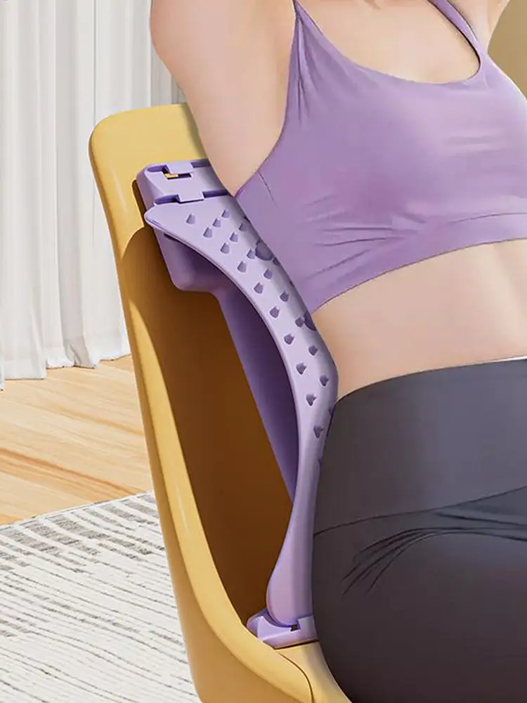 조절 가능한 요추 지지대 자석이 있는 등 스트레칭 기구 근육 운동 자세 교정 통증 완화