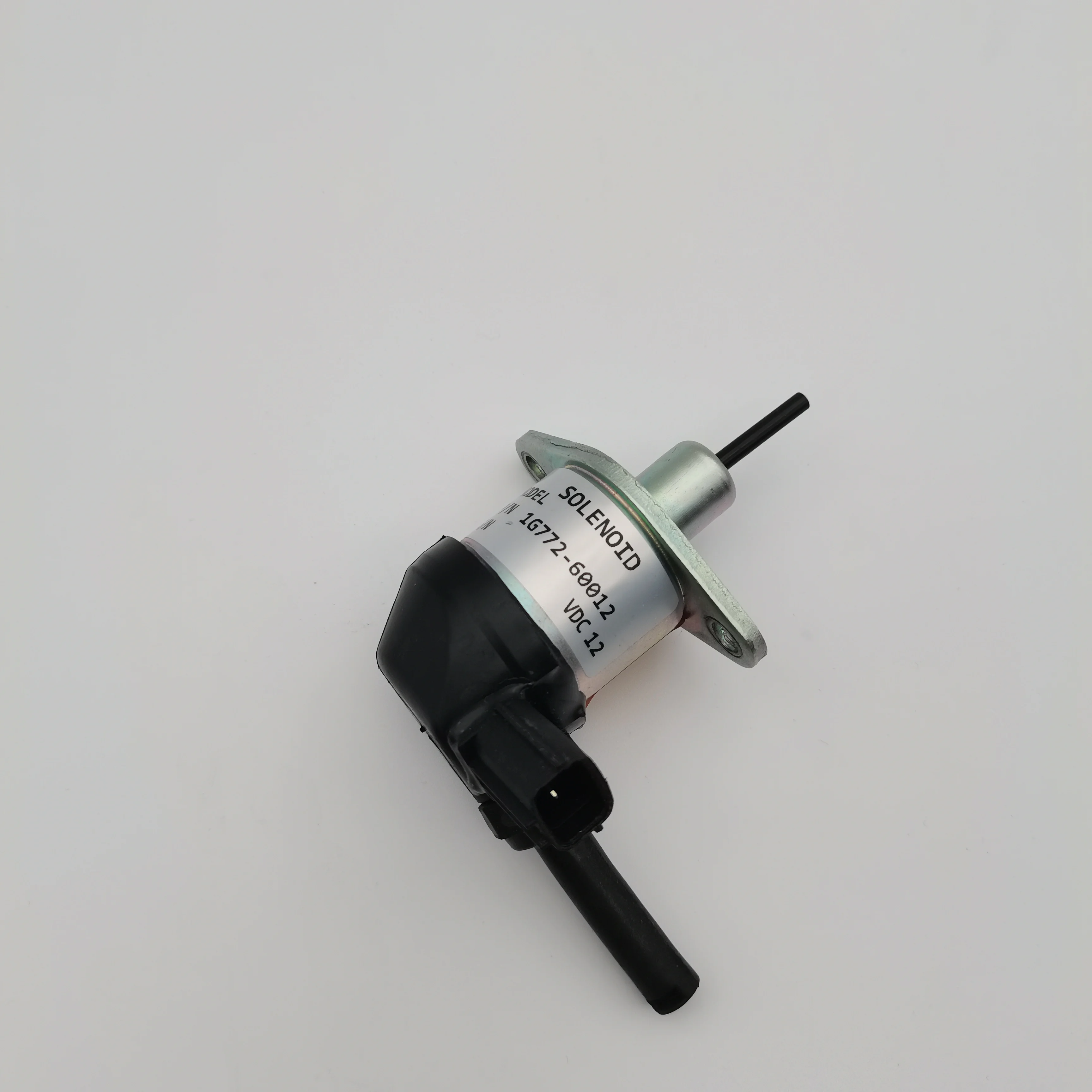 

12V Katup Solenoid Shutdown Bahan Bakar 1G772-60014 1G772-60012 1G772-60010 untuk Mesin Kubota V2607 V3300 V3600 KX057-4 M6040FC