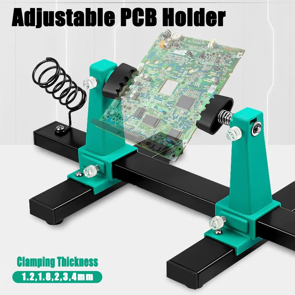 0-200/300MM Adjustable Printed Circuit Board Clamps 360° Circuit Board Maintenance Bracket Solder Repair Disassembly Clamps