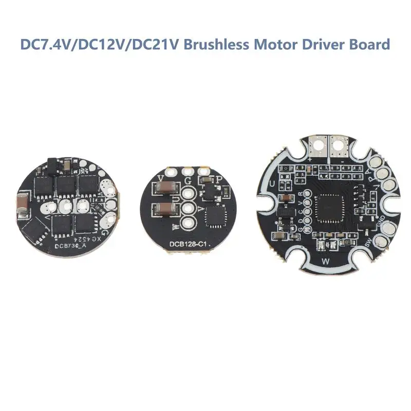 PWM Brushless Motor Speed Controller Driver Board DC7.4V 12V 21V for STEM Educational Kits Practical Design