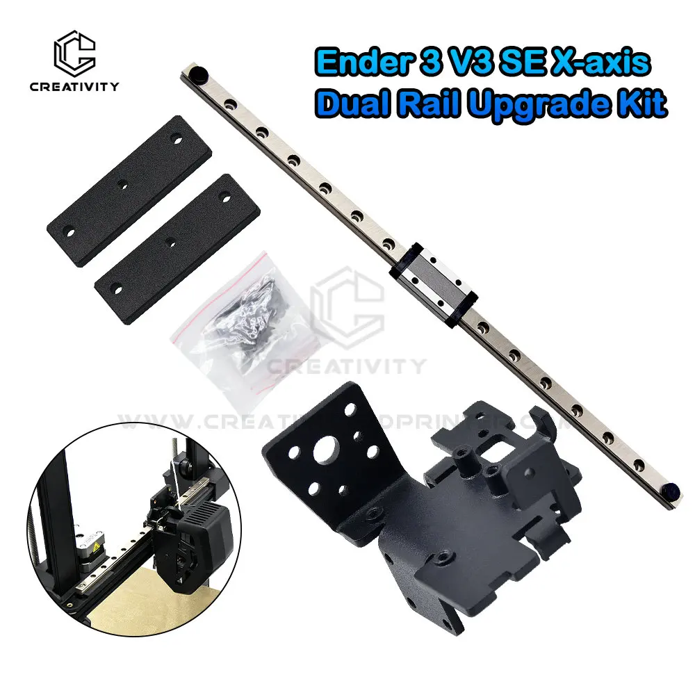 Creativity Ender 3 V3 SE X axis MGN12H Linear Rail  Upgrade Kit Extrusion Mechanism Kit  for Ender 3 V3 SE 3D printer Parts