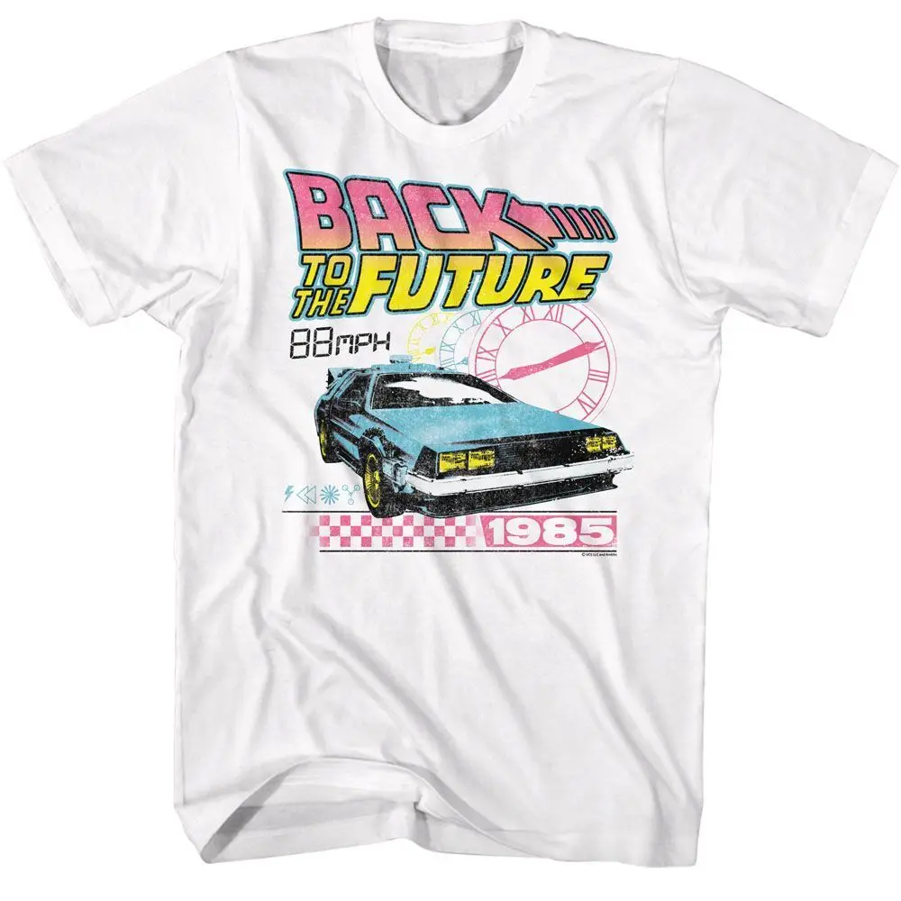 Back To The Future Clocks White T Shirt