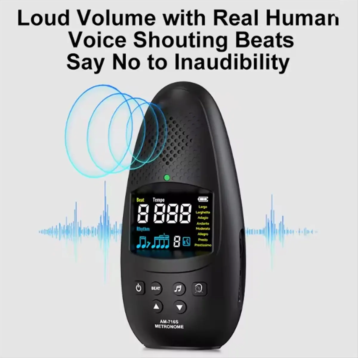 موالف المسرع الرقمي لجميع الأدوات - مع أوضاع ضبط الجيتار والكمان والقيثارة والألوان [AA74-AAA]