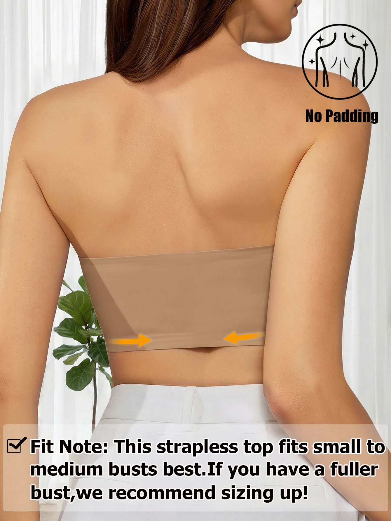 Sexy Strapless Bra Seamless Tube Top No Padding Traceless Bandeau Wireless Bralette Intimates Lingerie image 2