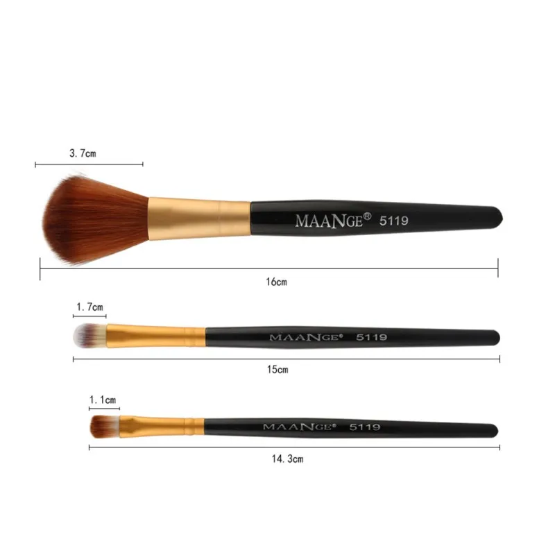 7Pcs/Set Makeup Brushes Powder Foundation Eyeshadow Eyeliner Lip Professional Superior Soft Cosmetic Brush