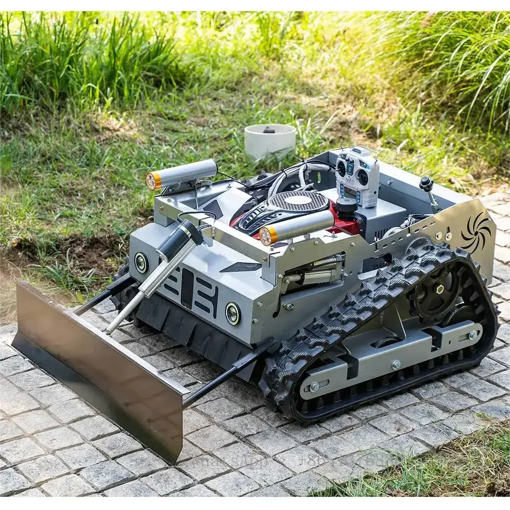 CE Certified 550mm Remote Control Crawler Electric Ligent Snow Removal Robot Lawn Mower Manufacturer For Sale At Low Price