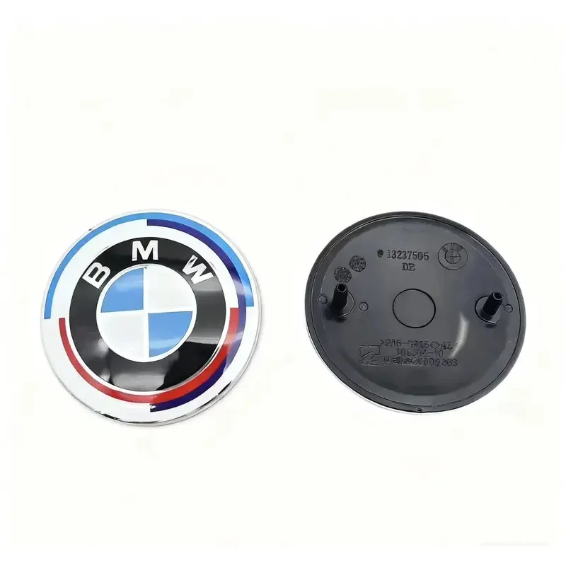 74mm 82mm Car Emblem Logo Rear Trunk Badge for BMW E46 E39 E87 E90 E28 E53 E30 E60 E34 E36 E61 E62 E70 E91 E92 G20 G30 - view 4