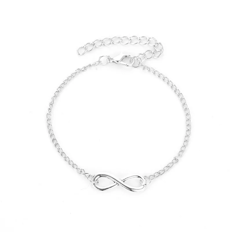 European and American new minimalist 8-shaped bracelet, personalized digital versatile bracelet image 5