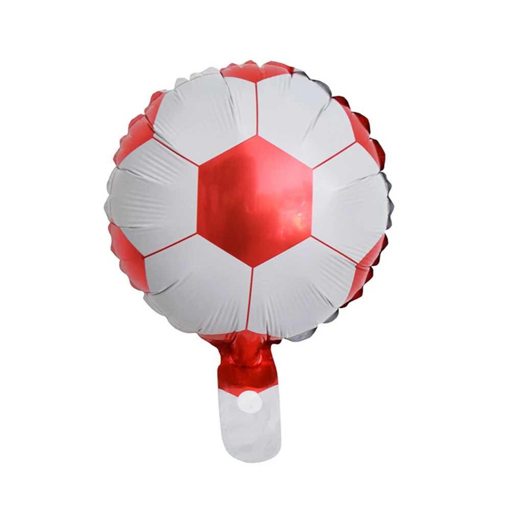 10Pcs 10inch Soccer Foil Balloons Football Sport Theme Party Decoration Balls Boys Birthday Party Decoration Supplies Globos