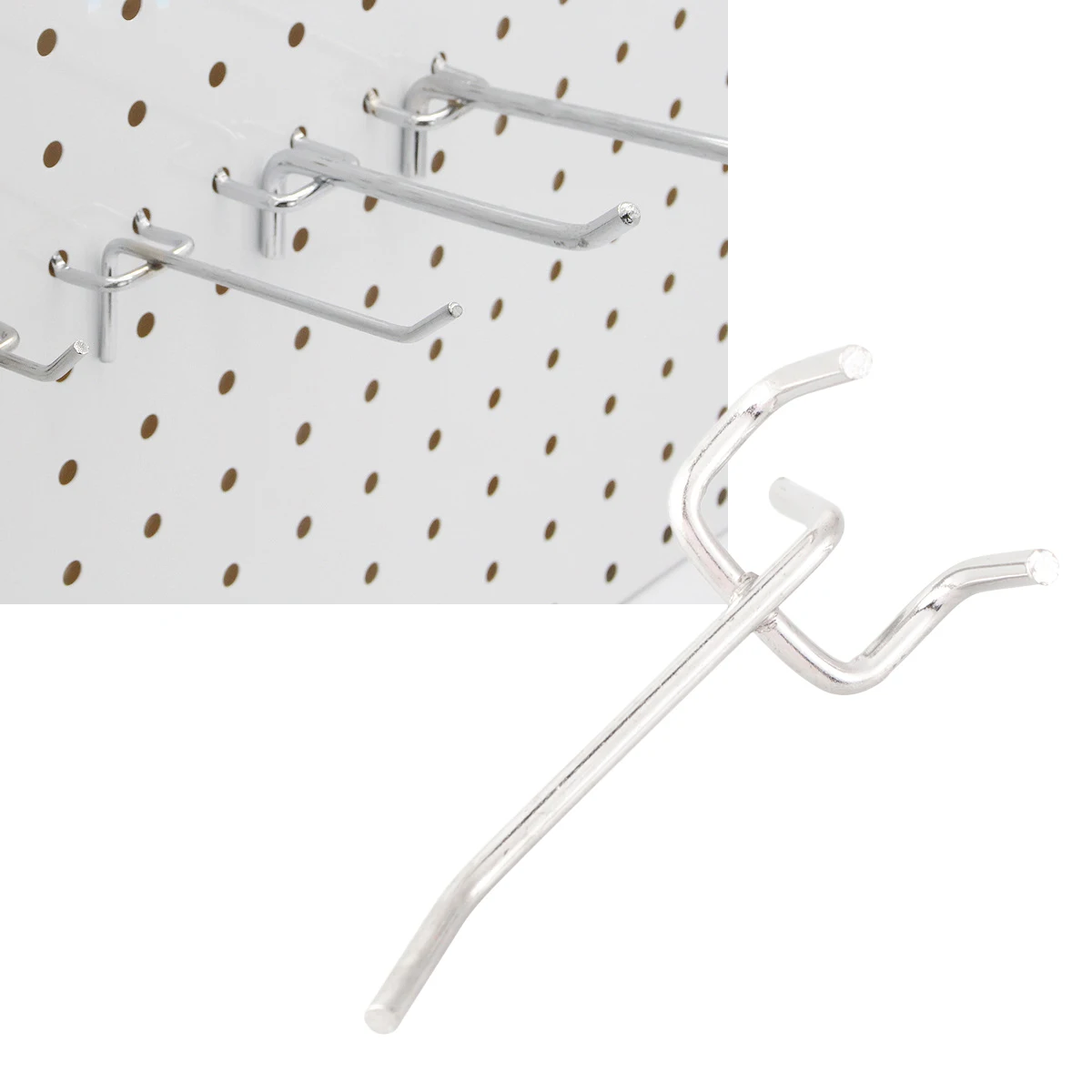 

50pcs Hooks High Quality Iron Door Back Hooks Bathroom Kitchen Wardrobe Storage Hanger Hanging Pocket Triangular Hole Peg Wire