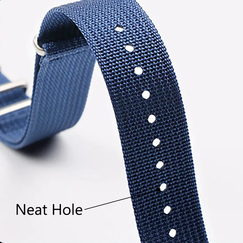 High Quality Nylon Watch Band Waterproof Wrist Strap Military Casual Watchbands18mm 20mm 22mm Replacemen Army Green Sport Straps