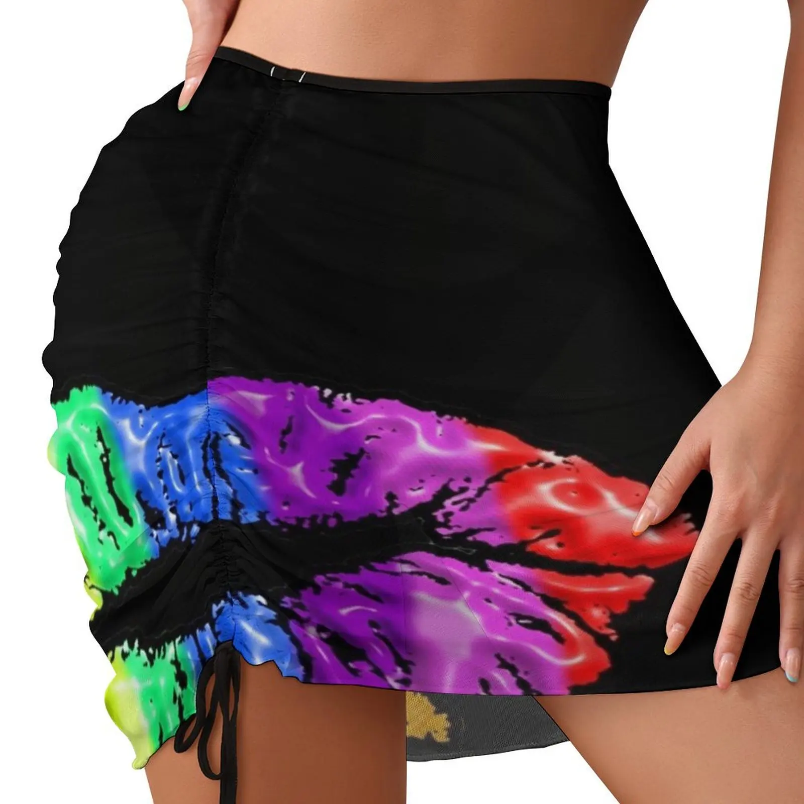 

KISS RAINBOW LGBT Beach skirt for women korean women's clothes womans clothing Clothes for summer