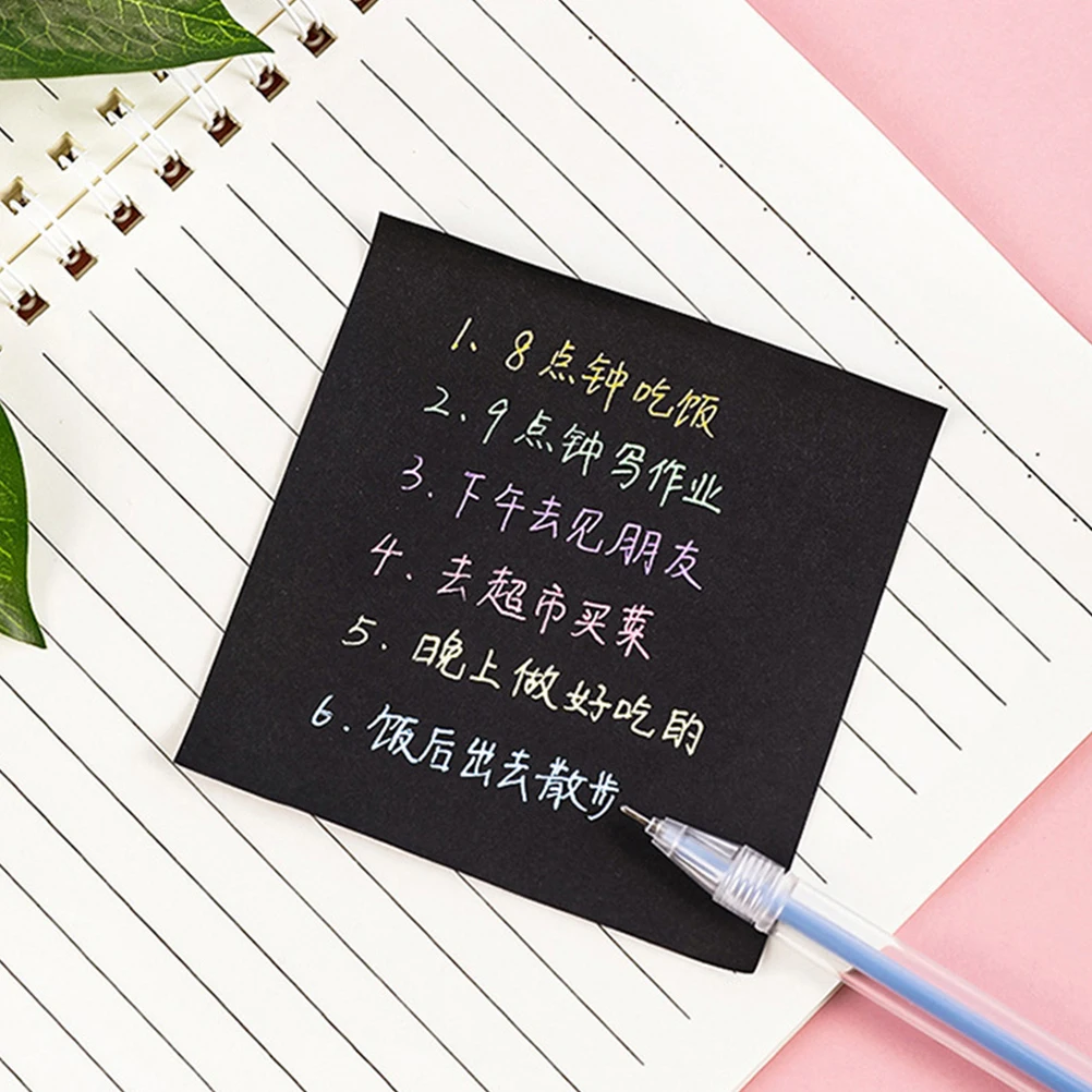 

8 Pcs Notes Page Markers Sticky Tabs Pads Memo for Notebooks Self-stick Stationery Memorandum Adhesive