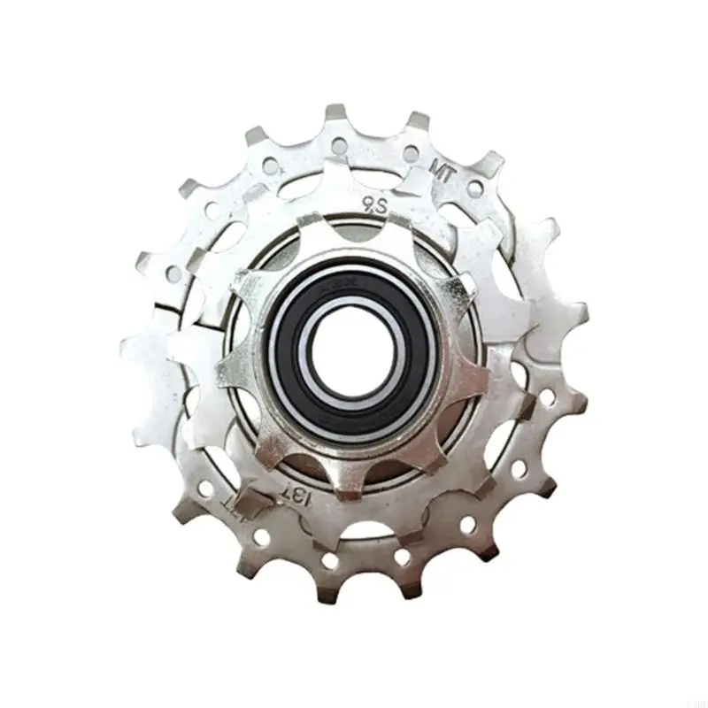 C4DE 3 Speed Cassette Sprocket 9-13-17T Light Weight Bicycles Freewheel Replacement Road Bike Cassette Easy to Install